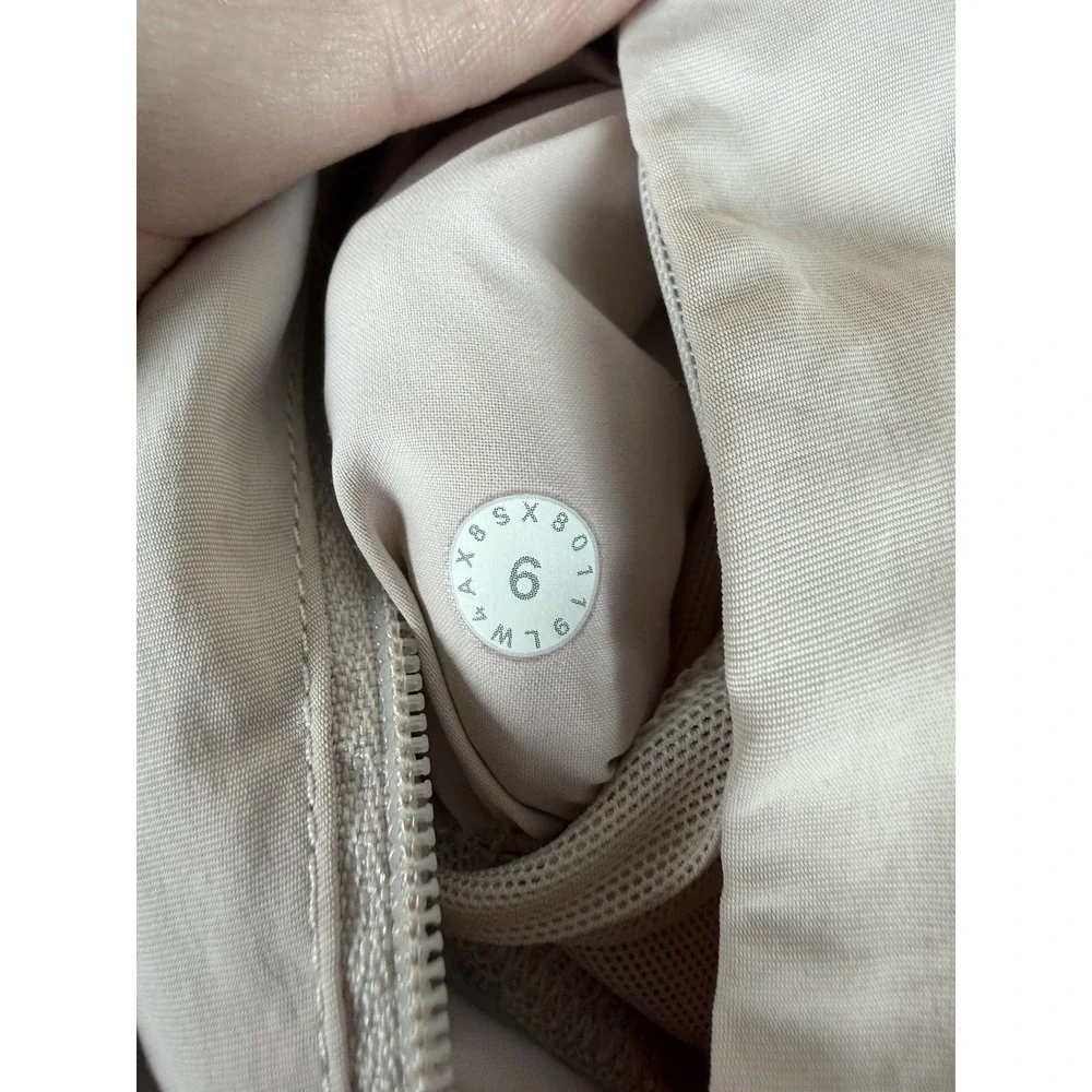 Lululemon Always Effortless Jacket Women's 6 Pink Hooded Full Zip Utility W4AX8S